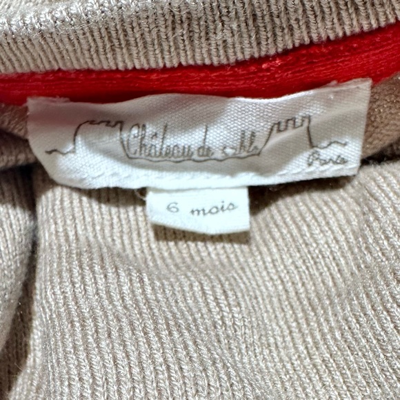 Chateau de Sable Paris Cashmere Union Suit Size 6 Months - Picture 4 of 4